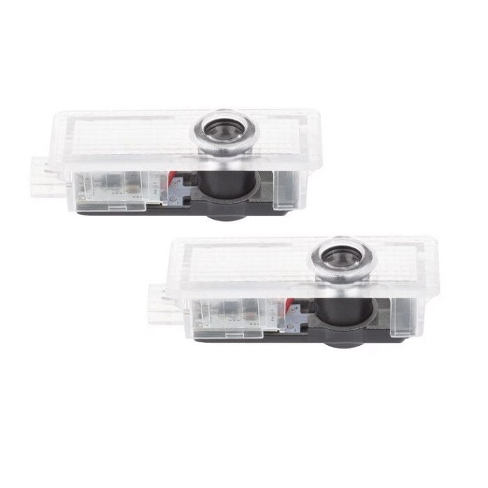 Set 2 lampi LED pentru portiera auto compatibil cu logo BMW