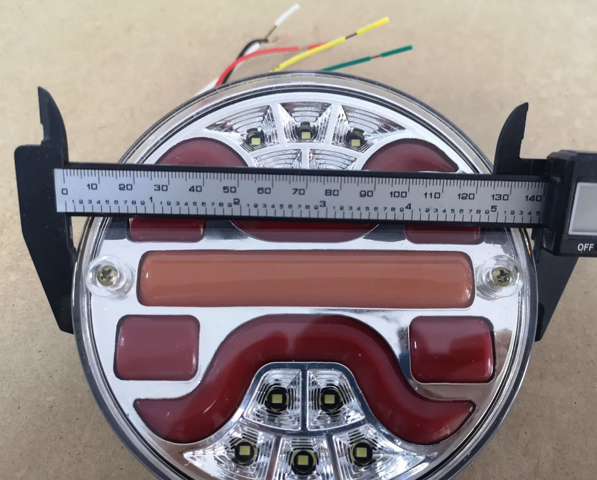 Задайте 2 задни спирки, пълен светодиод, 12-24V, динамична сигнализация, ремаркета, платформи