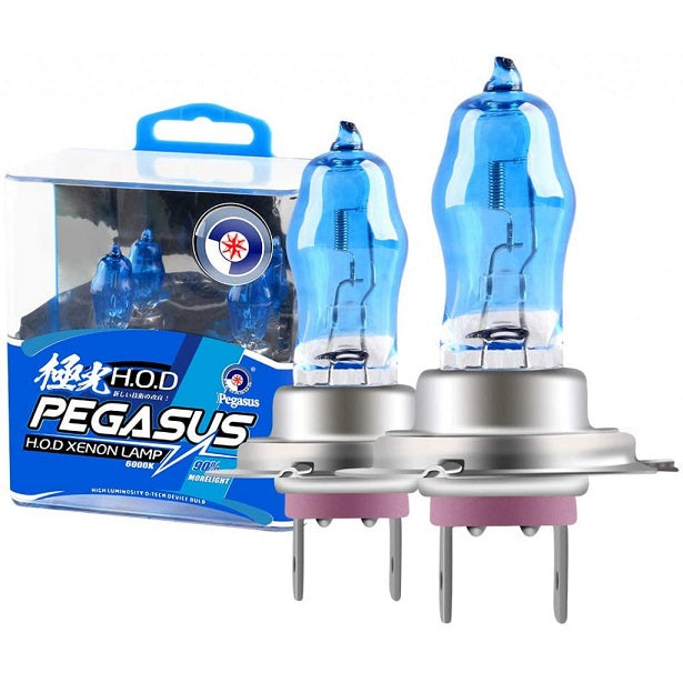 Ρυθμίστε 2 x βολβοί αυτοκινήτων H7, Pegasus, Effect Xenon, 12V, 100W 6000K