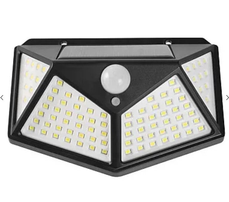 Set 8 Lampi Solare, ULTRA 100 LED, cu senzor de miscare si lumina 3 moduri ILUMINARE