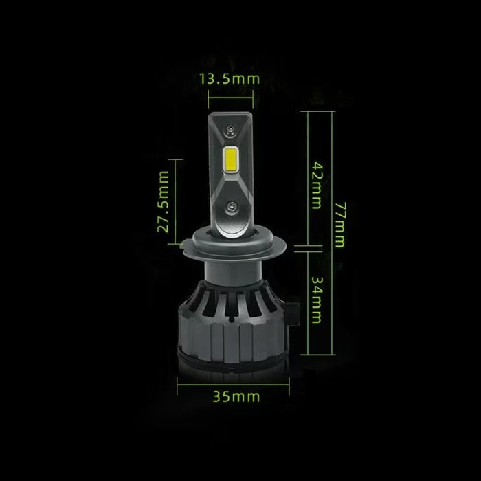 Ρυθμίστε με 2 λαμπτήρες LED LED, CANBUS, 120W, 6000LM, IP68, χωρίς σφάλμα, λευκό κόκκινο φως