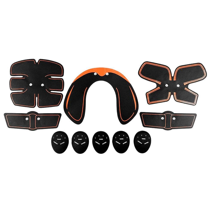 Smart Fitness Intimulator Set, Muscle Electrostimulation for Toning, 8 κομμάτια, μαύρο