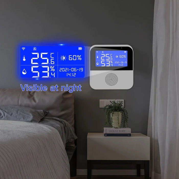 WiFi Smart Thermostat, θερμοκρασία και υγρασία, οθόνη LCD, εφαρμογή Tuya Smart/Smart Life Application