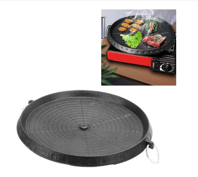 Kerek grill Pan AO78288, 32 cm, nem -stick, fekete réteggel