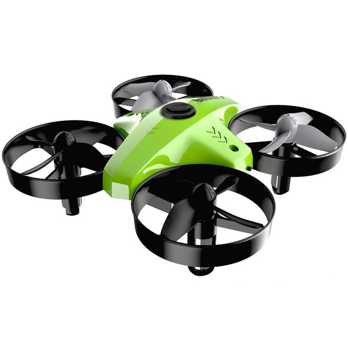 Mini Drone Q-X10M, лесна, автономия 6 минути, максимум 30 m, черно-зелен