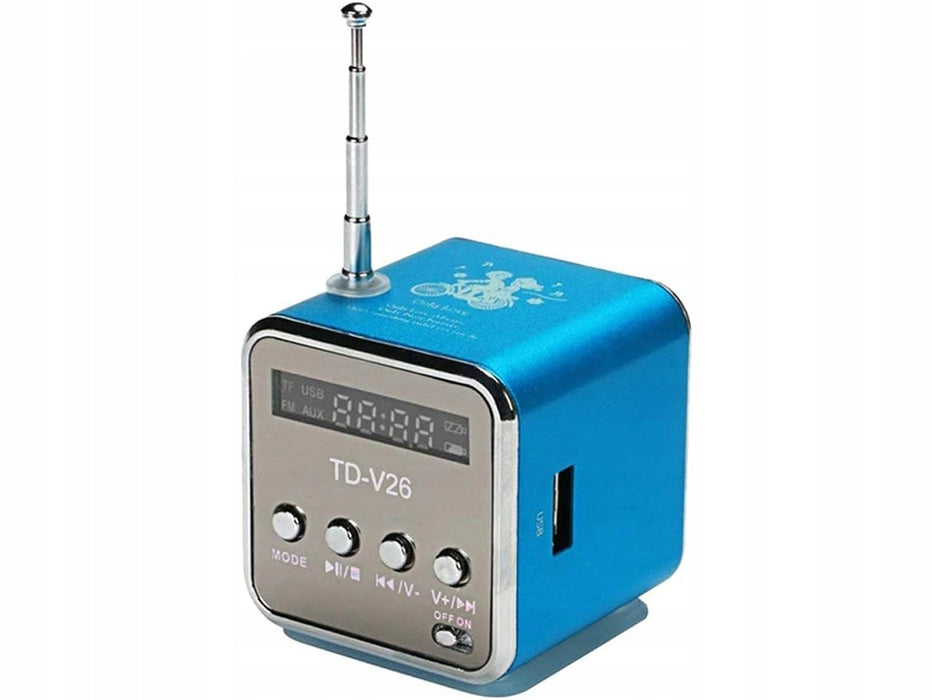 Безжичен високоговорител с FM радио и Bluetooth плейър, 10h автономия