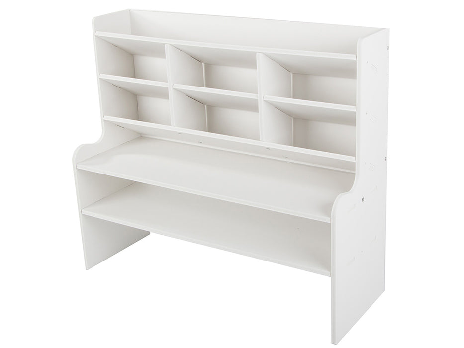 Organizator tip birou, Material plastic + spuma presata, Alb