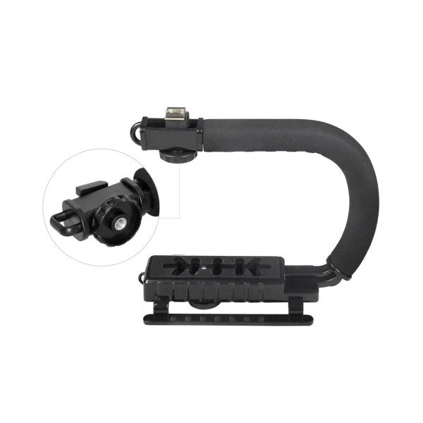 Stabilizator Imagine, pentru Camera Video si Aparat Foto, Portabil, Forma de U