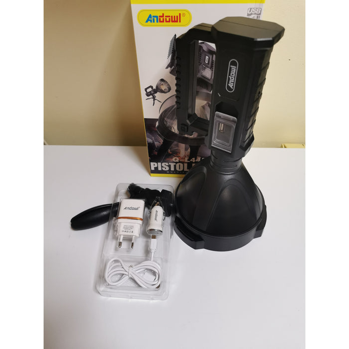 Προβολέας - 2000W Lantern, με μπαταρία, φόρτιση USB ή προσαρμογέα αυτοκινήτου