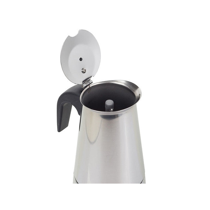 Espressor Cafea 6 Cafele, pentru aragaz pe gaz sau electric, inox