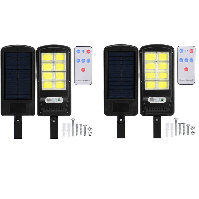 Set 2 Lampi Solare Stradale 8COB 160 LED