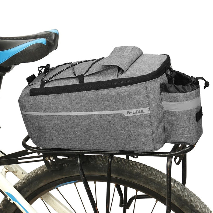 Термична торбичка за велосипеди, монтаж на портфейла, сиво