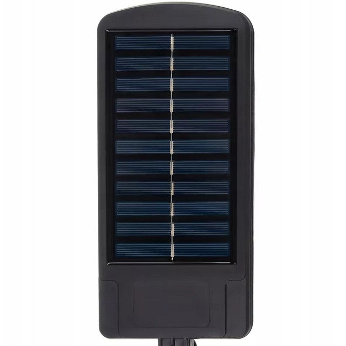 Комплект 2 x Слънчева лампа 150 LED COB, 60W, Сензори за светлина и движение, дистанционно управление, черно