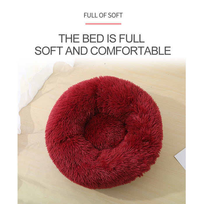 Culcus/ágy/párna kis osztályú háziállathoz, 80 cm átmérőjű, cseresznye