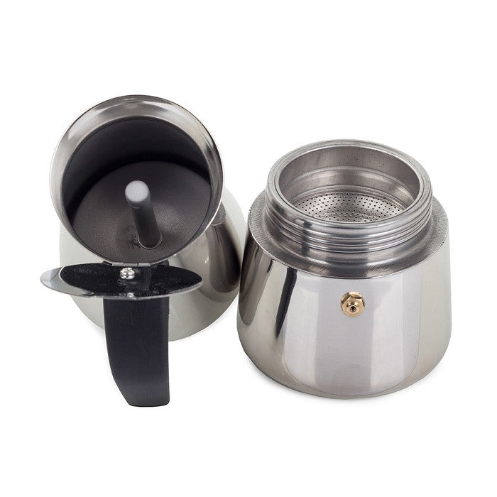 Espressor Cafea 6 Cafele, pentru aragaz pe gaz sau electric, inox