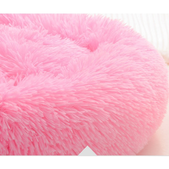 Culcus/κρεβάτι/μαξιλάρι για μεσαίο κατοικίδιο ζώο, διάμετρο 80cm, ροζ