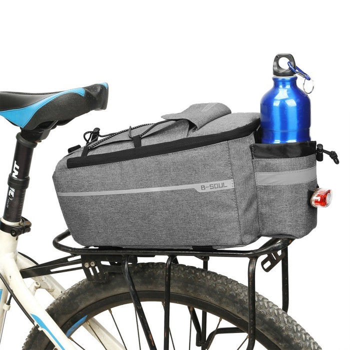 Termikus kerékpáros táska, pénztárca szerelése, szürke