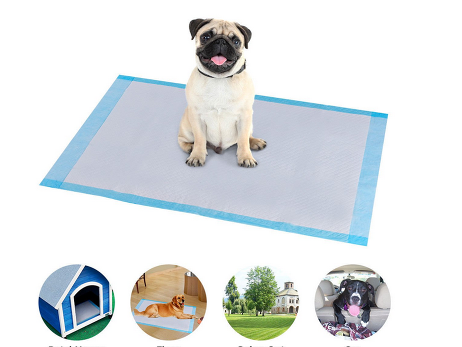 Ρυθμίστε 20 απορροφητικά χαλιά για σκύλους, διαστάσεις μεγέθους L 60 x 90 cm