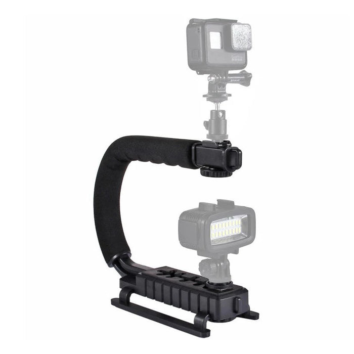 Stabilizator Imagine, pentru Camera Video si Aparat Foto, Portabil, Forma de U