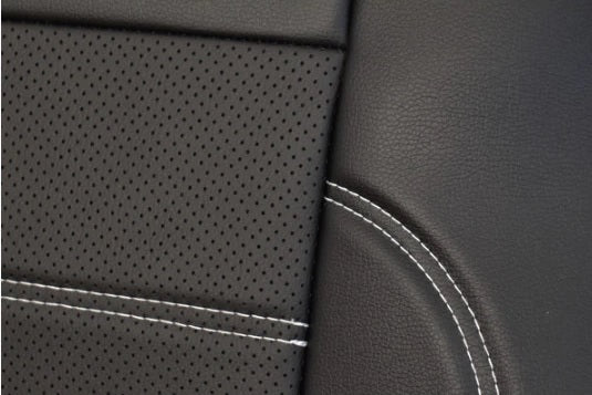 Σετ καρέκλες αυτοκινήτων, 9 κομμάτια από το Eco -Friendly Grey Leather