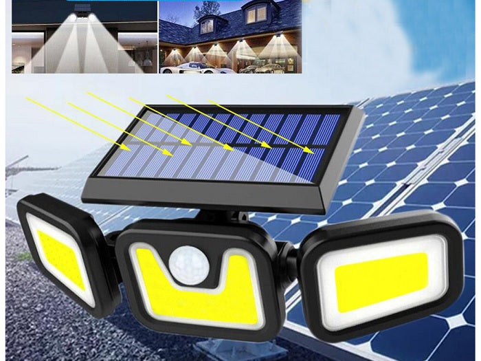 Set 2 x Solar Lámpa 103 LED COB, Power 120 W, fekete